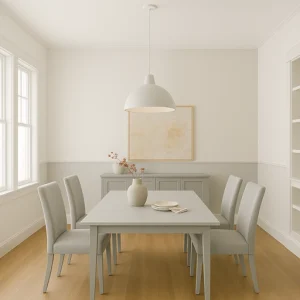 image of dining rom in Scandinavian style 